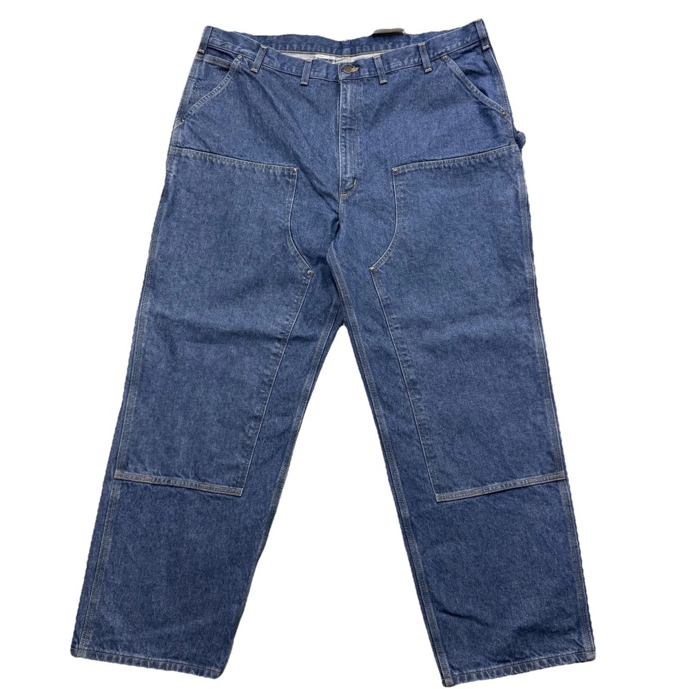 Carhartt Men's Jeans 46x32 Loose Original Fit Double Front Dungaree B73 DST New